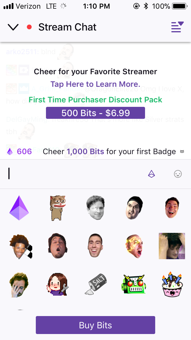 Twitch bits calculator to USD and EUR - GLHF online