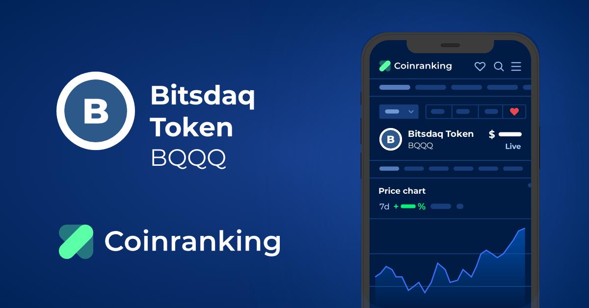 Bitsdaq Price Today - BQQQ Coin Price Chart & Crypto Market Cap