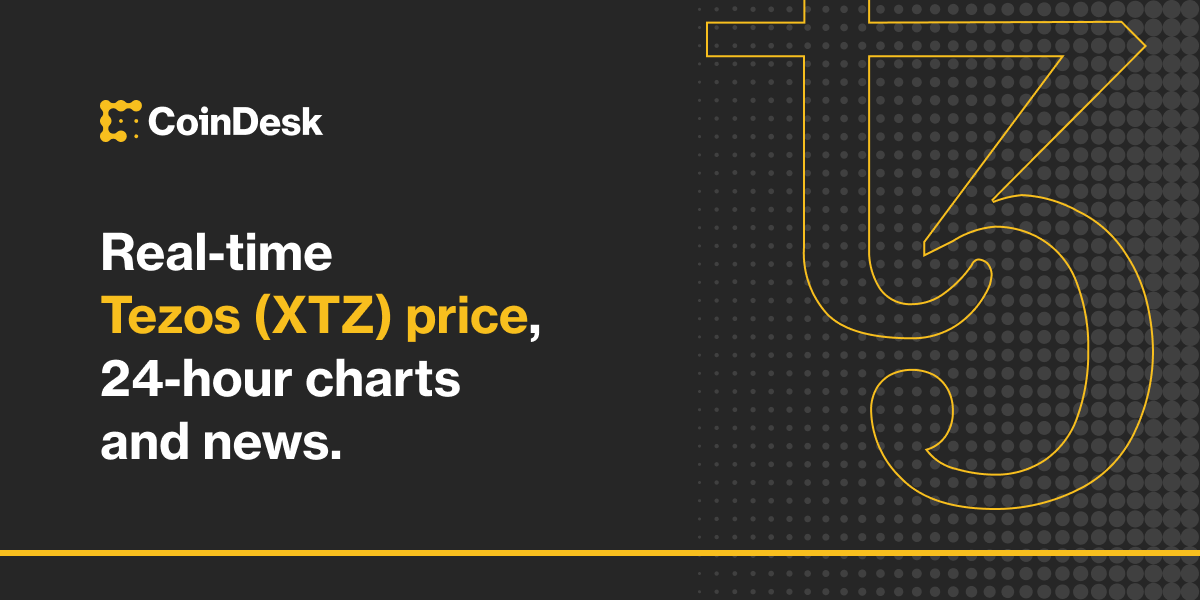 Tezos price today, XTZ to USD live price, marketcap and chart | CoinMarketCap