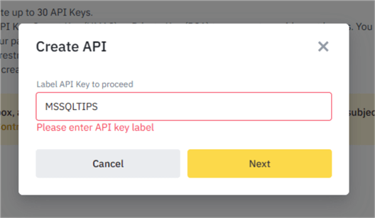 Python Binance Trading Robot