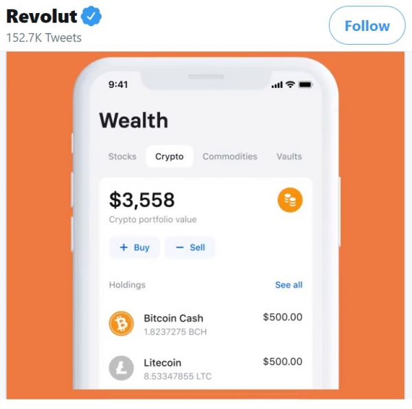 Can I make payments using cryptocurrencies? | Revolut United Kingdom