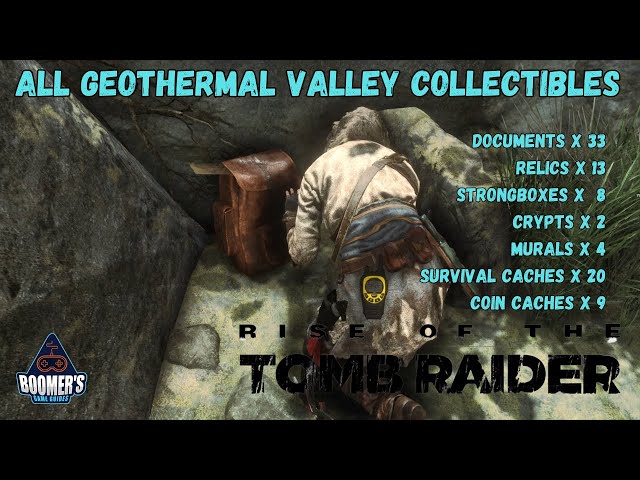 Geothermal Vally - Rise of the Tomb Raider interactive map with all collectibles