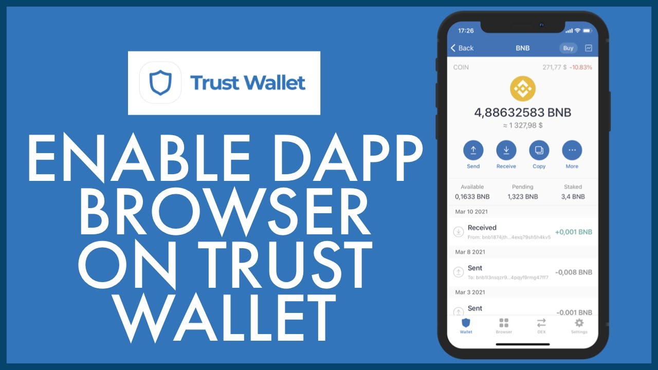 How To Enable DApp Browser On Trust Wallet? - ElectronicsHub