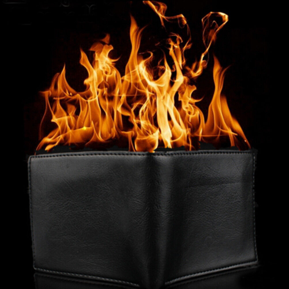 Fire Wallet (Gimmick and Online Instructions) by Murphy's Magic Supplies Inc. - Trick