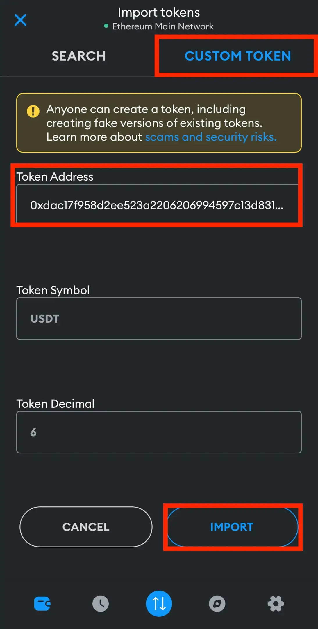 How to Add USDT to MetaMask in | Coindoo