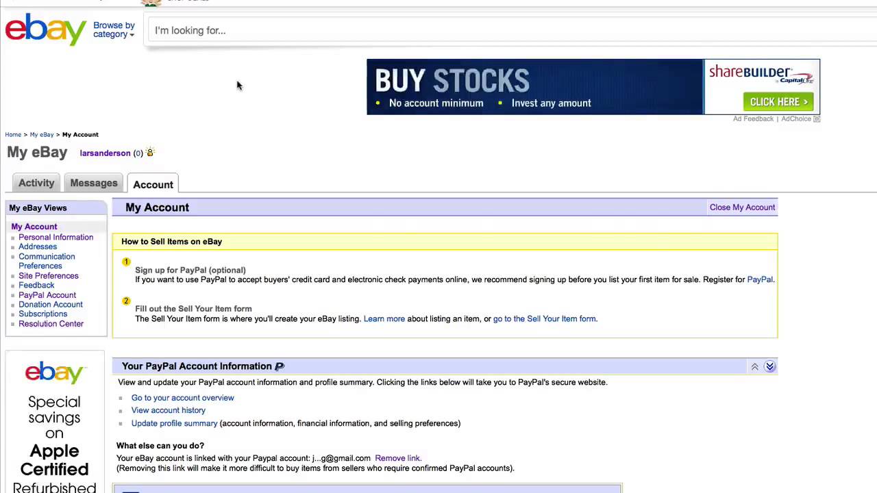 eBay won't let me unlink my old paypal account fro - The eBay Community