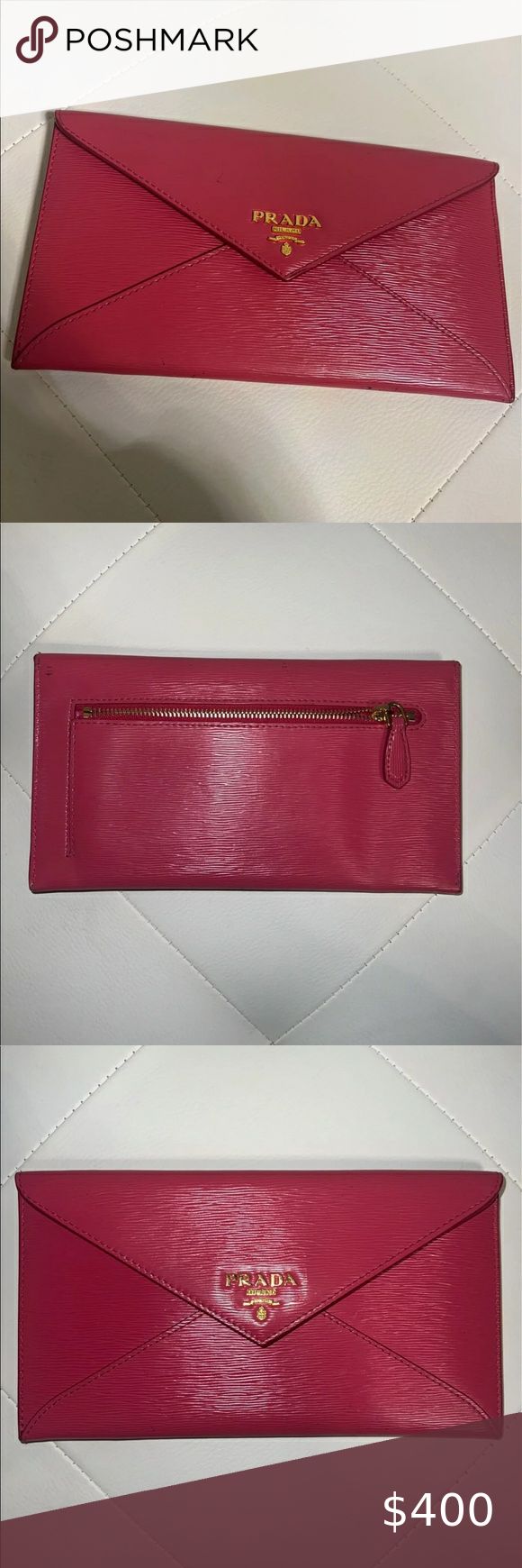 Sell Prada Envelope Wallet - Nude | cointime.fun