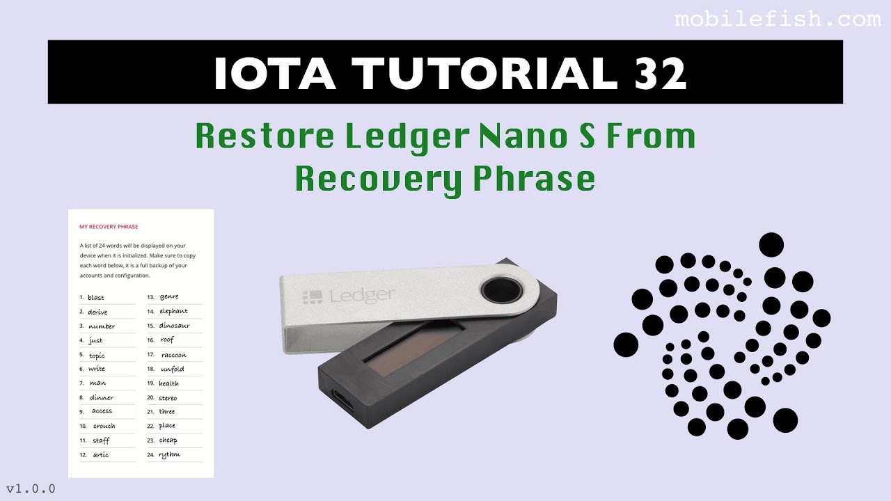 IOTA (MIOTA) Now Supported on the Ledger Nano S - Ethereum World News