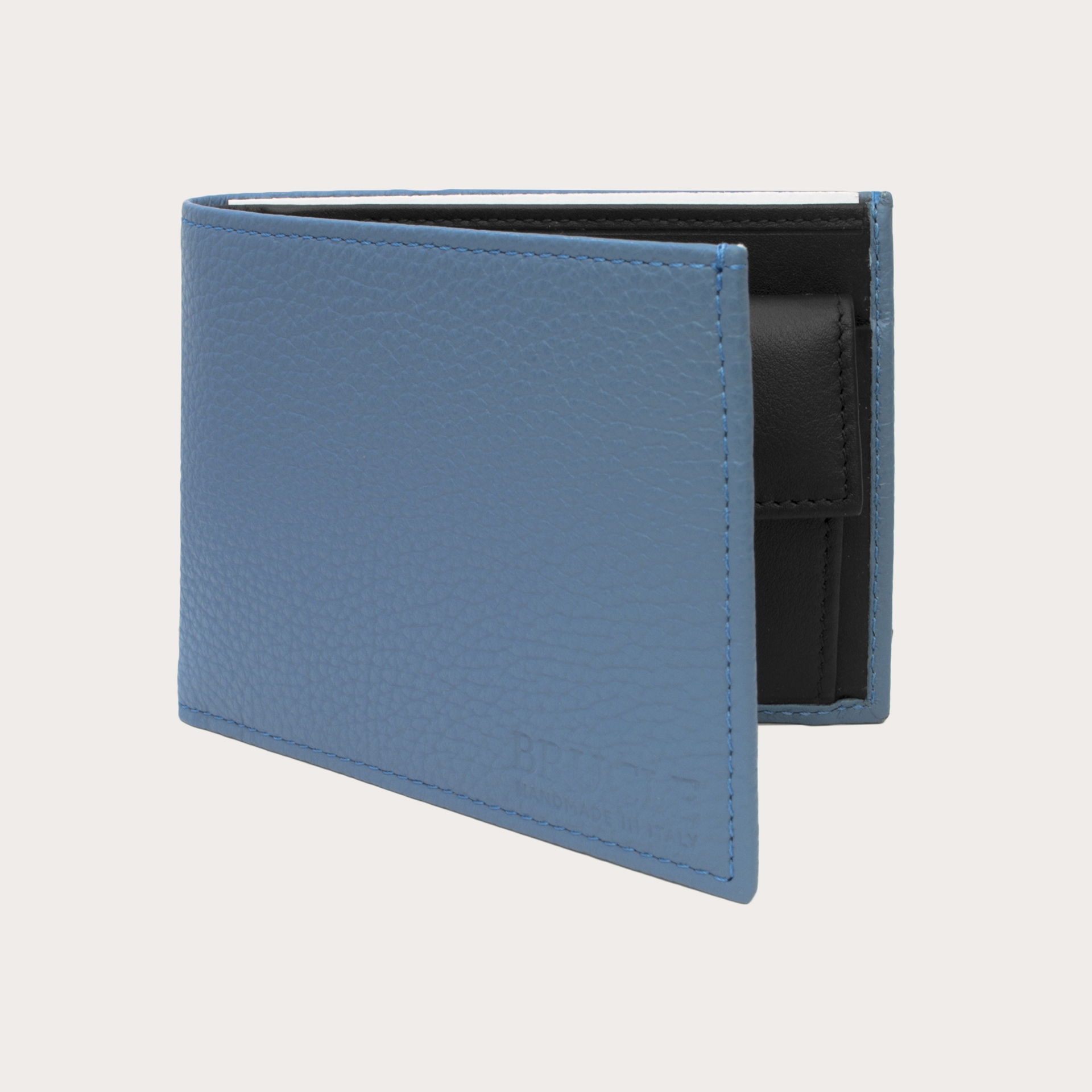 Flag | Men's Bifold Wallet in Blue Leather | Bally