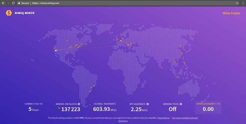 Nimiq (NIM) Mining Profit Calculator - WhatToMine