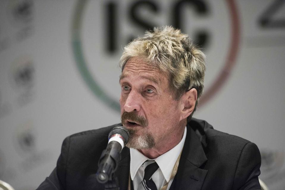 McAfee Admits Bitcoin Million Dollar Price Prediction Was a Ruse - cointime.fun