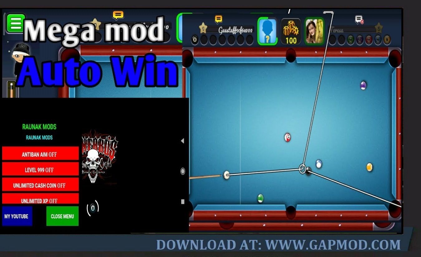 8 Ball Pool APK Mod Menu (Unlimited money antin ban) Download