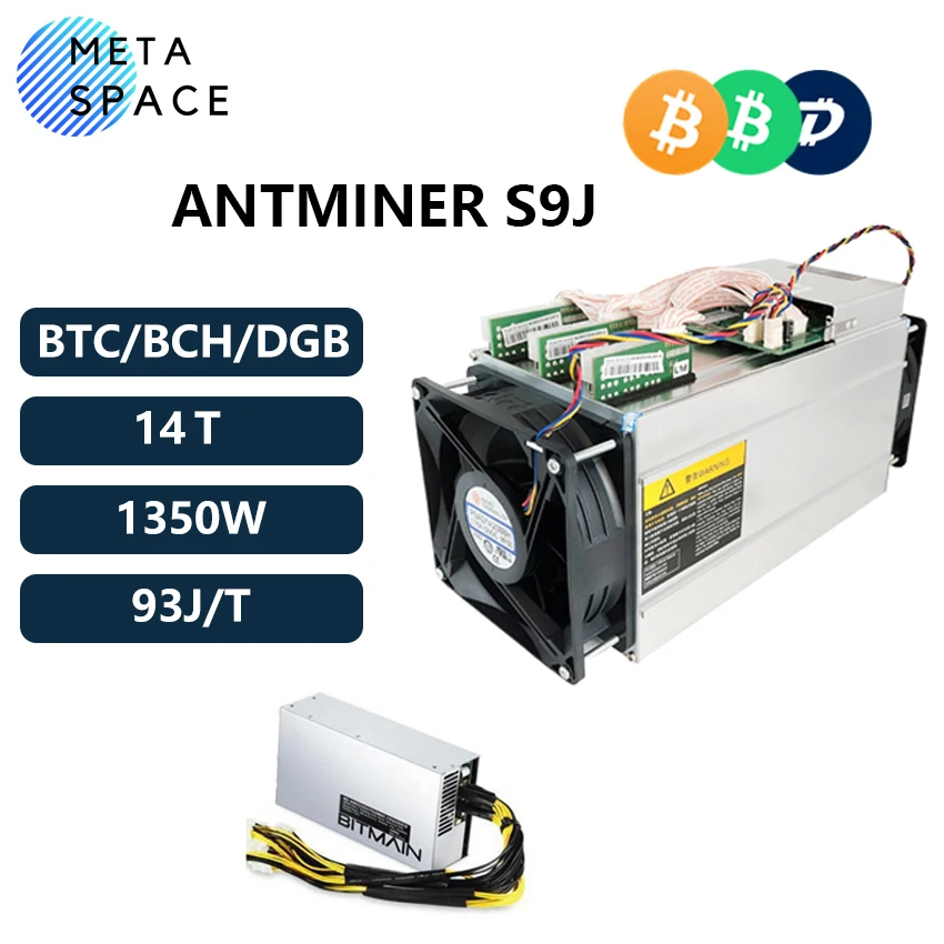 Antminer S Powerful 95TH/s Bitcoin Miner | W/TH | W