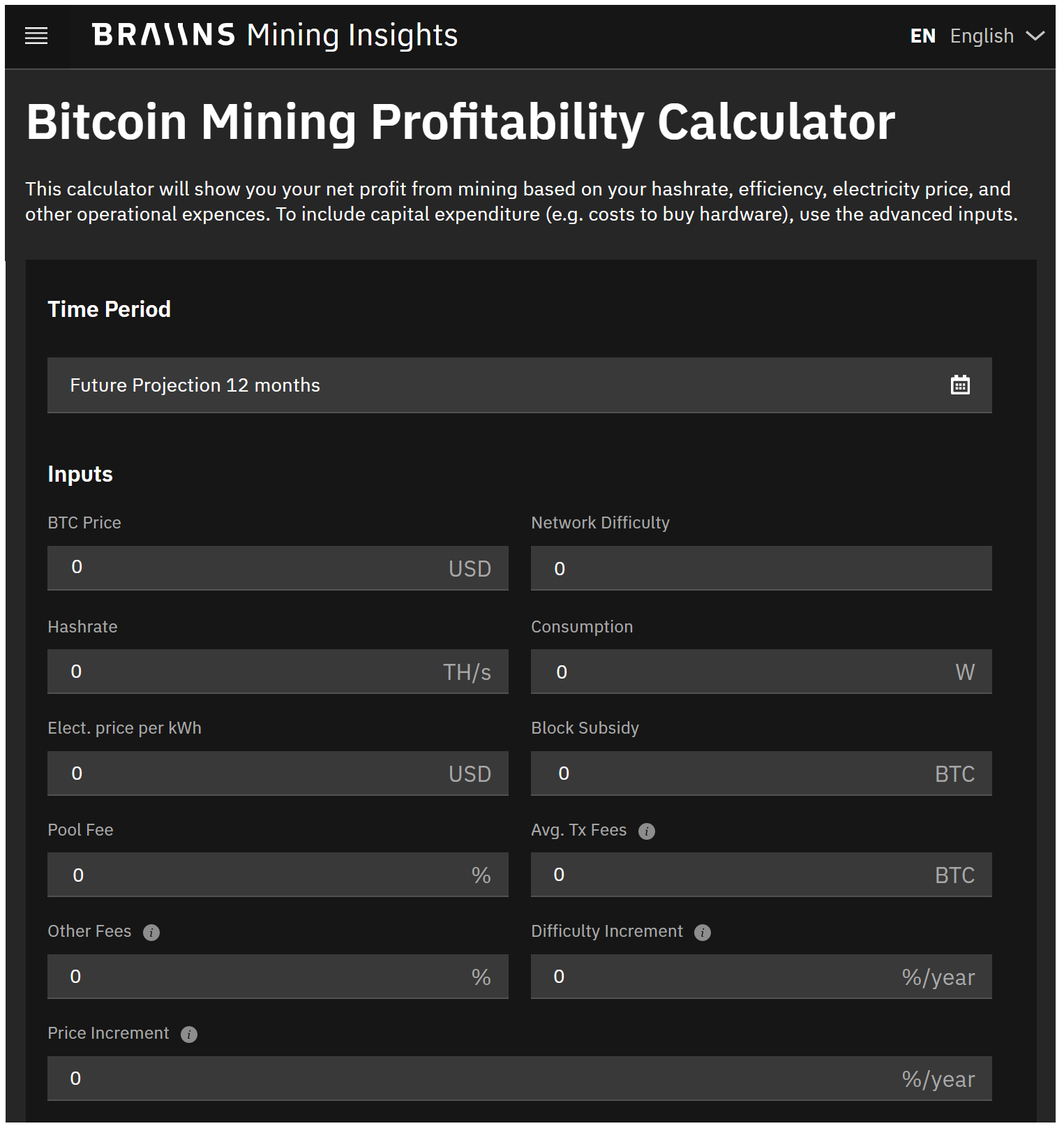 Crypto Mining Profitability Calculator >> Stelareum