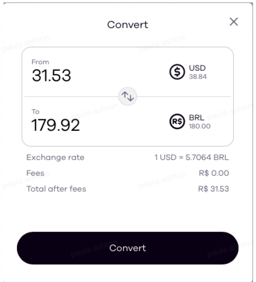 BRL to USD - Convert Brazilian Real to US Dollar