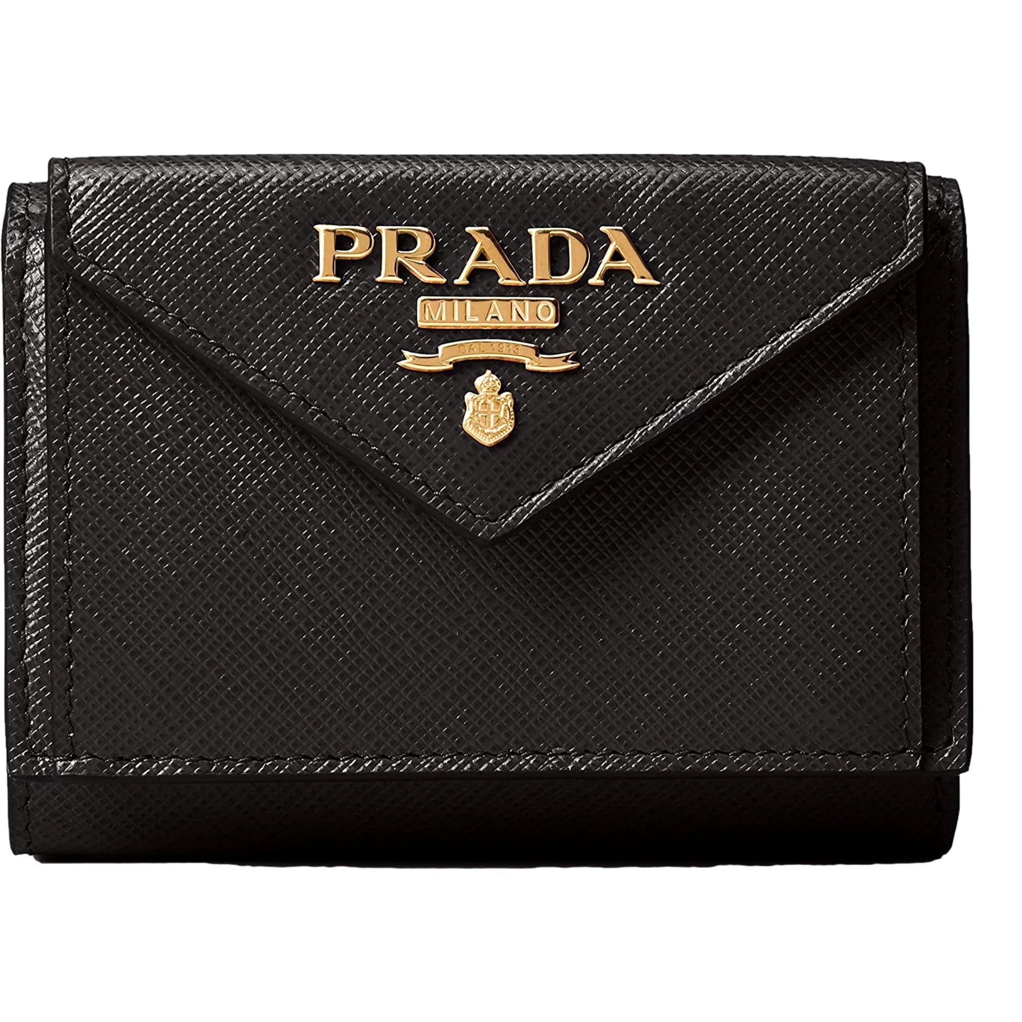 PRADA Wallet Nylon Leather Quilted Wallet ID Holder Ibisco – THE FINER THINGS TT