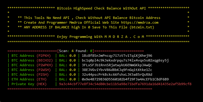 All Bitcoin private keys is on this website with automatic balance checker | cointime.fun