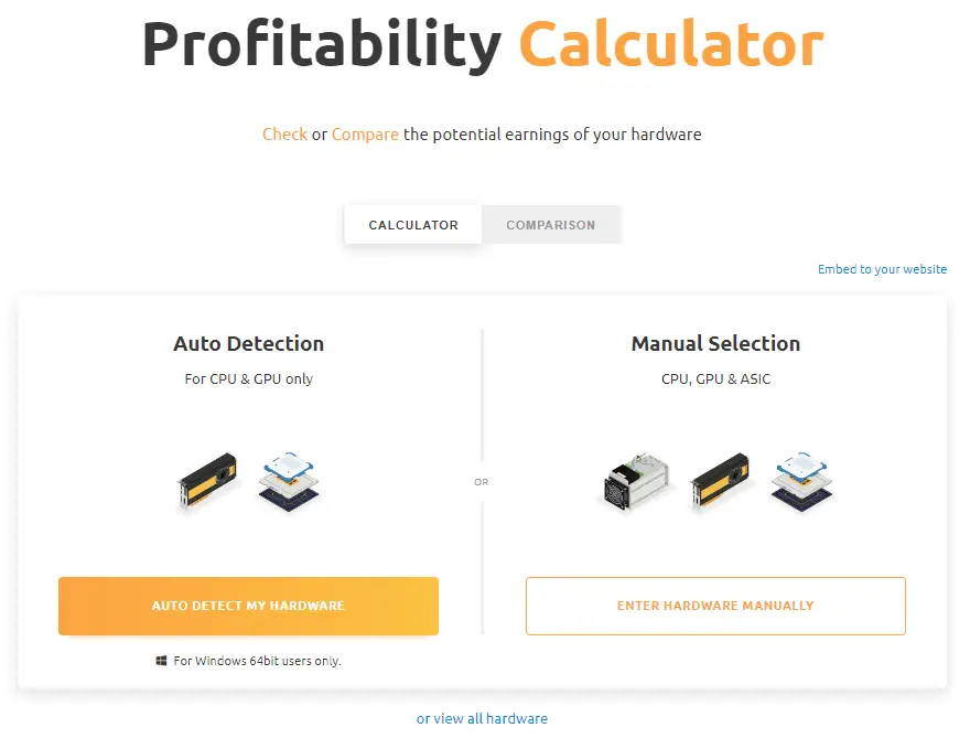 Profitability Calculator | NiceHash