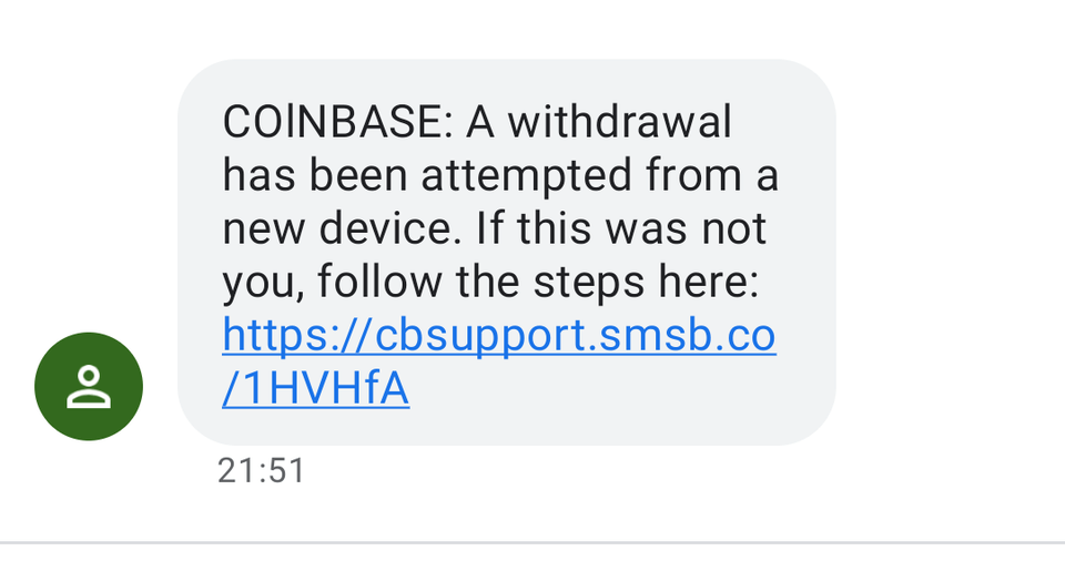 Latest Coinbase Phishing Scam is a Warning to Everyone