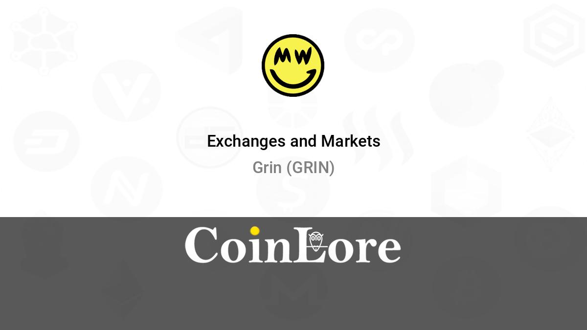 Grin exchange | GRIN price live | SimpleSwap