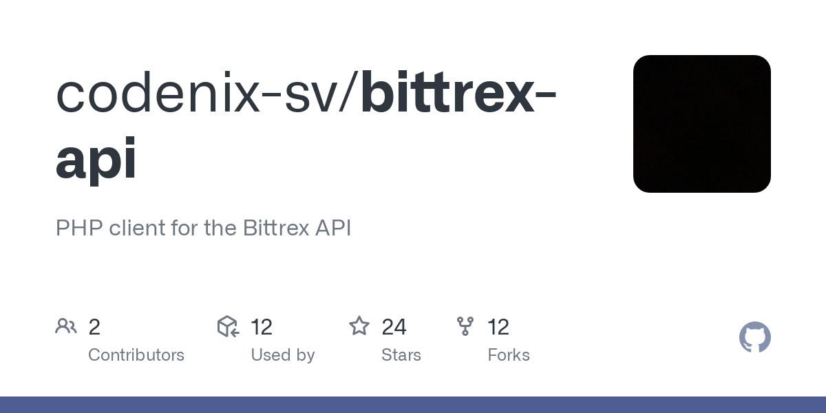 codenix-sv/bittrex-api - Packagist