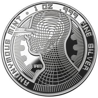 1oz Silver Bitcoin Round – Thompsons Coins