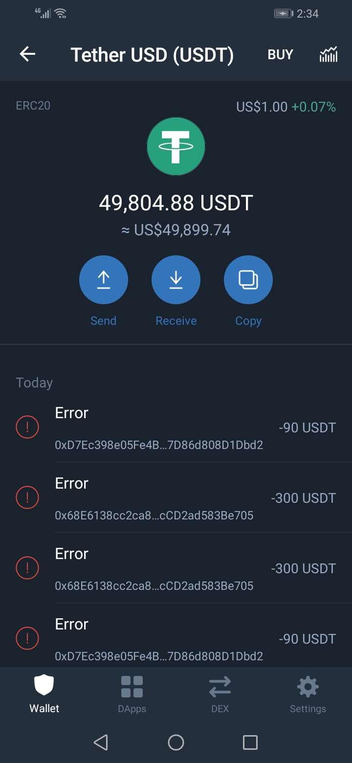 USDT Not showing in Trust Wallet - English - Trust Wallet