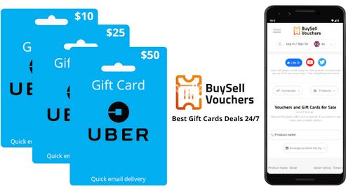 Sell Uber Gift Card for Cash instantly at Thequchange