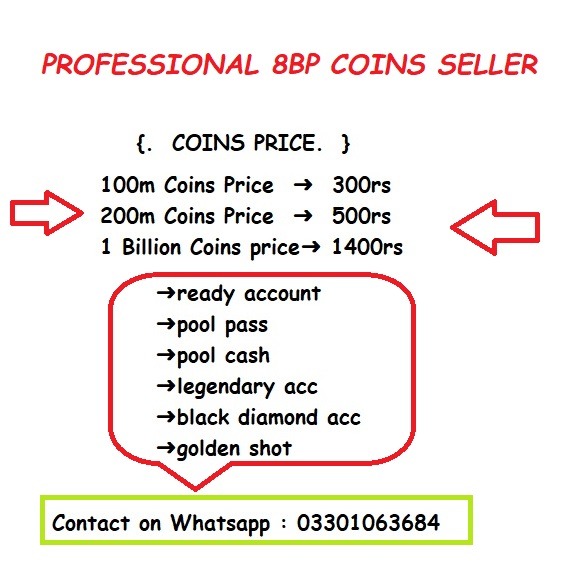 8 Ball Pool Coins For Sale In Cheap Lowest Rat Video Displays Car Spare Part in Karachi