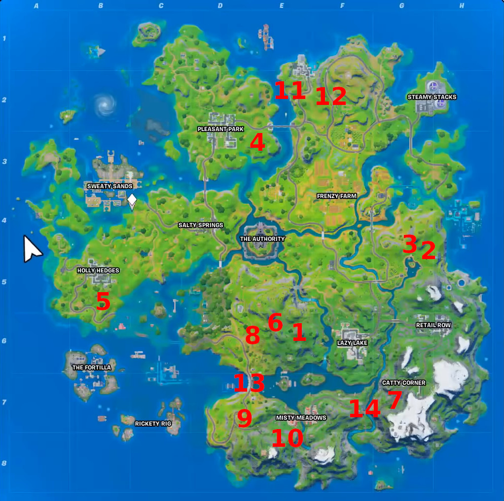 All XP Coin locations in Fortnite Chapter 2 Season 3 - Gamepur