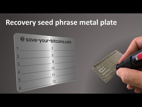 Coinkite Seedplate Review | Hyperbitcoinization | cointime.fun