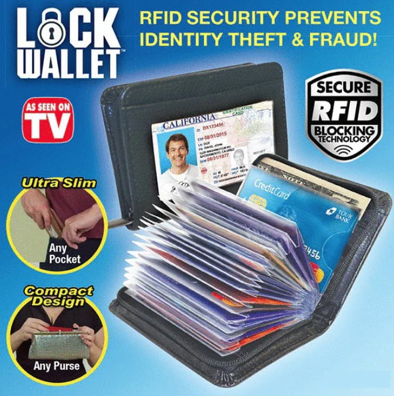 Lock Wallet® Slim - Maximum Security For Your Cash, Cards, & ID!