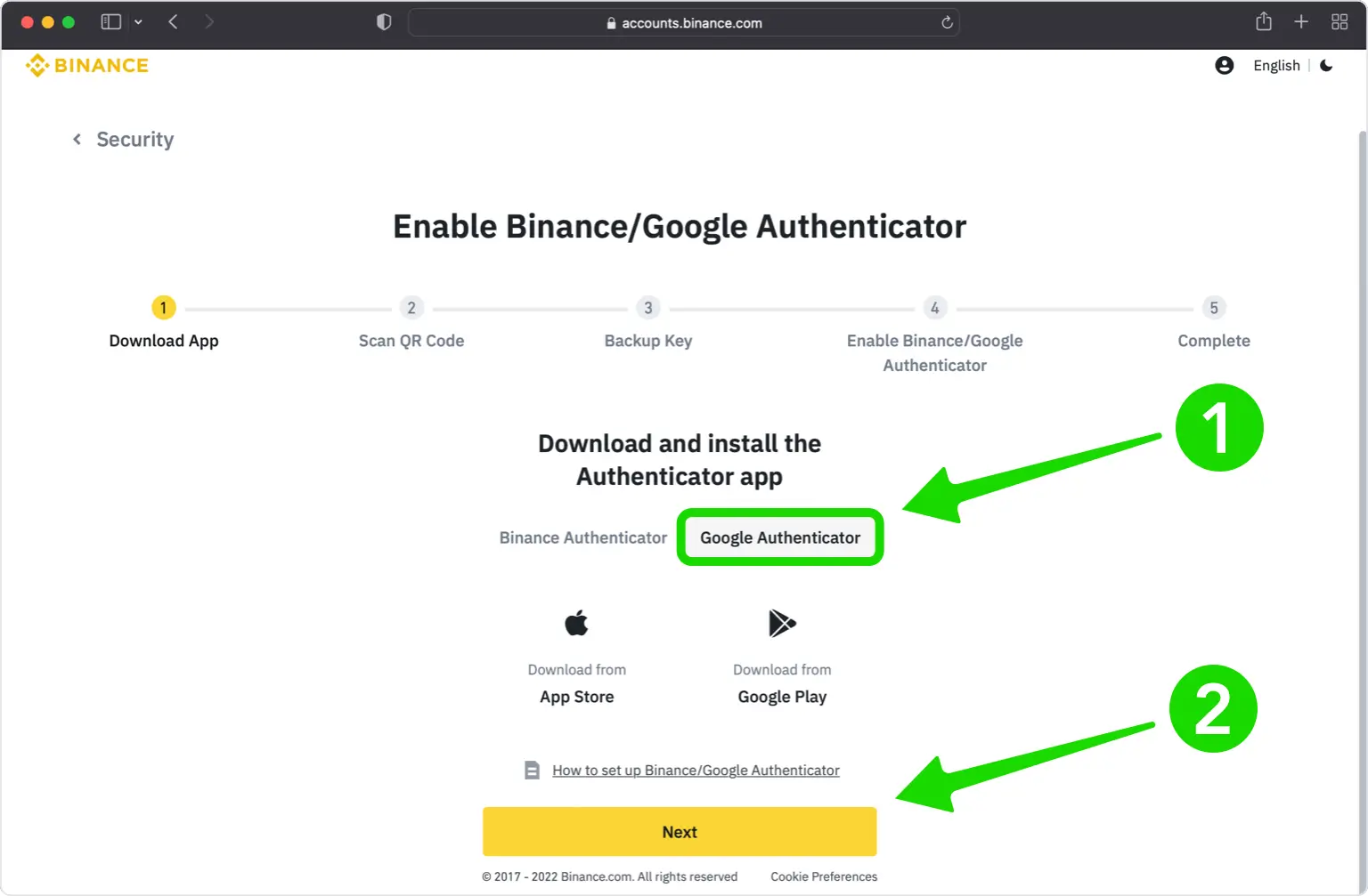 How To Set Up Google Authenticator On Binance - Tutorial ()