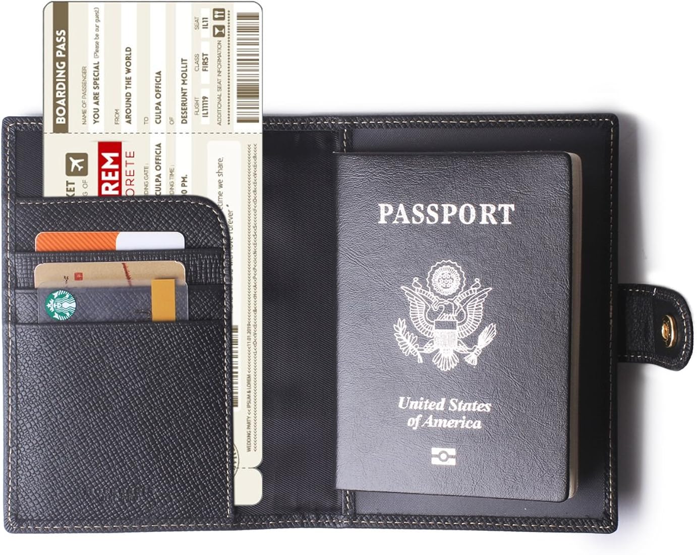 Zoppen Passport Holder Travel Wallet for Women