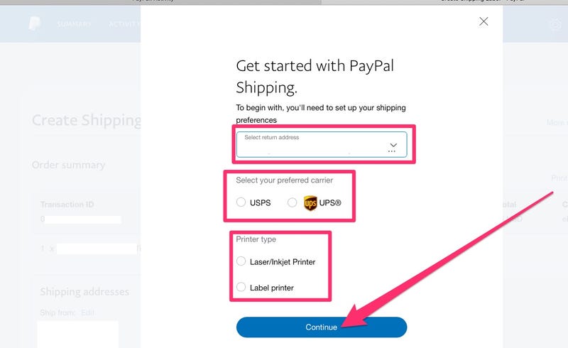 Purchasing Postage Label via PayPal does not work - UK eBay Community