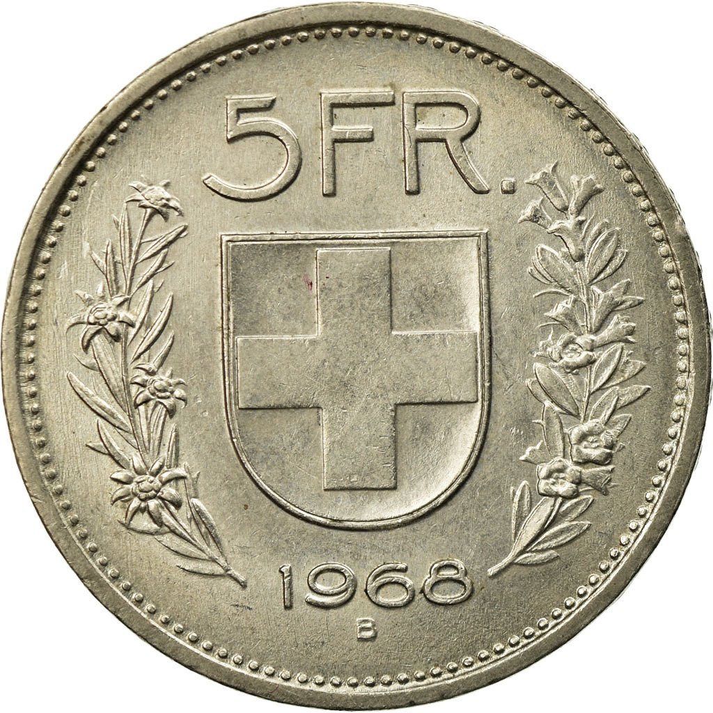 Worth of confoederatio helvetica coin 5 francs? - Answers