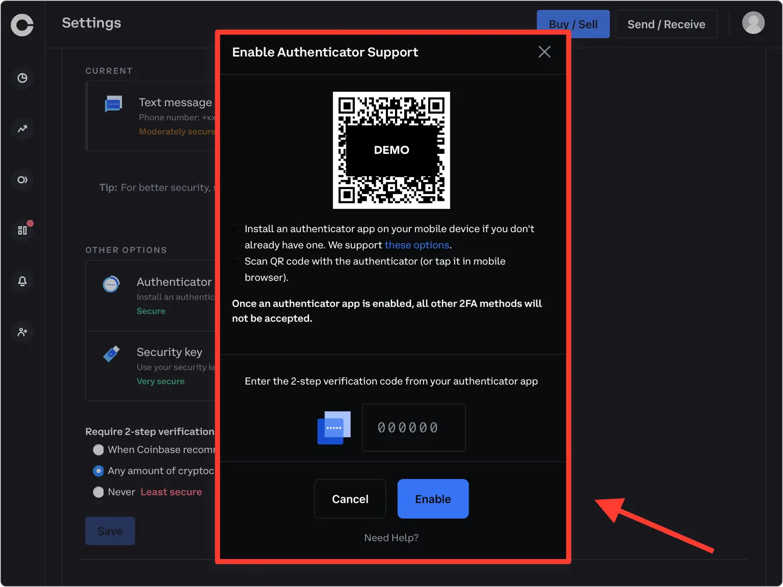 getting authenticator to work again with coinbase - Google Account Community