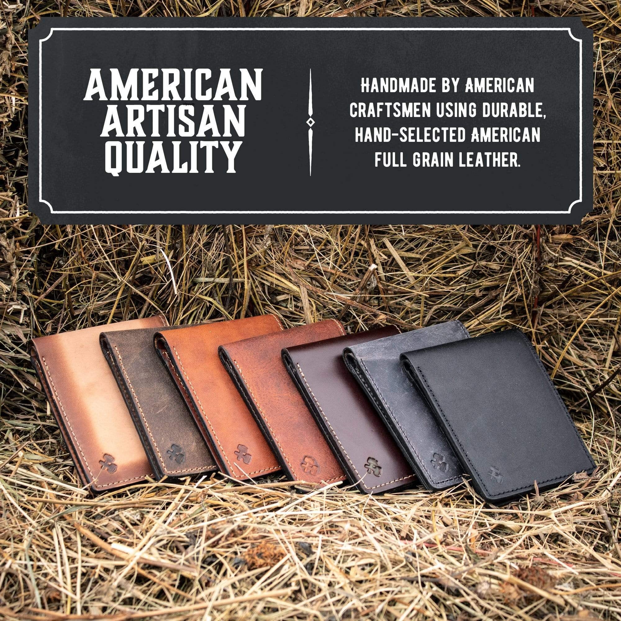 Mens Leather Wallets - Hanks Leather Wallet - Hanks Belts