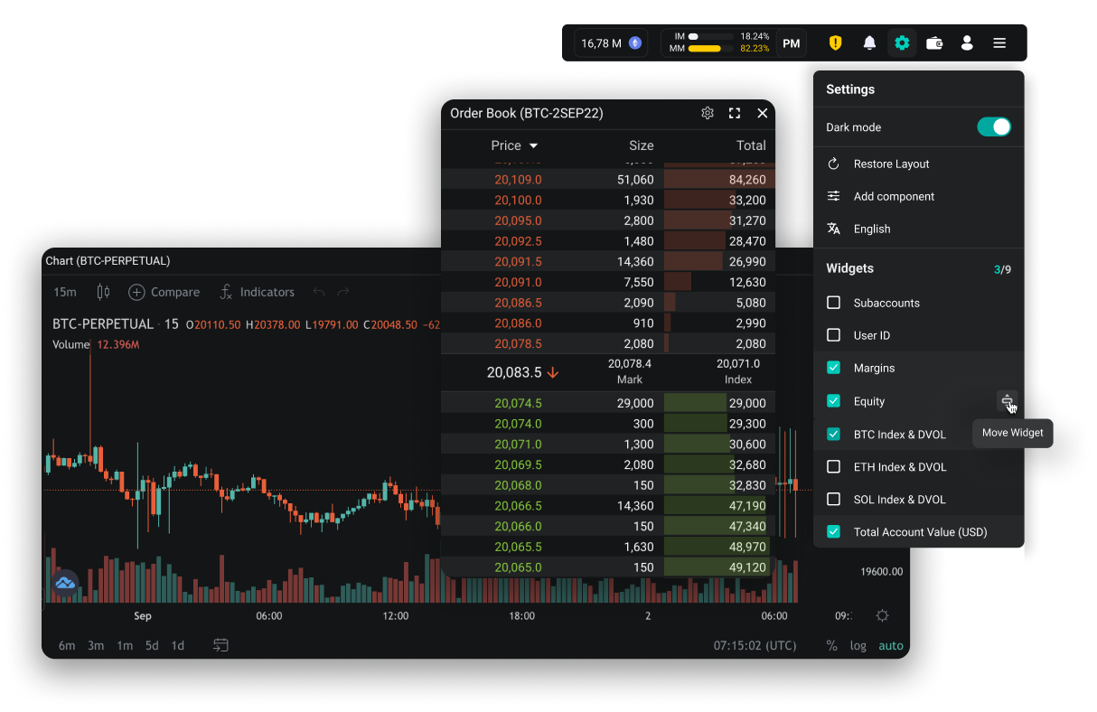 Deribit's Options Data