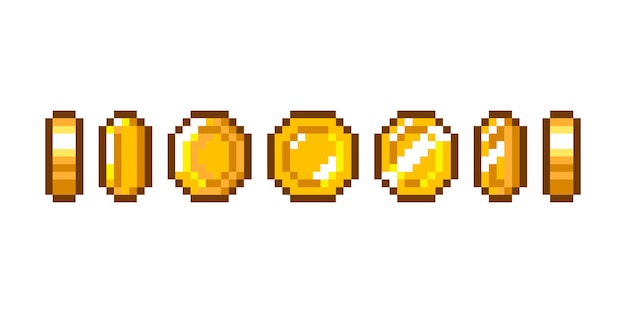 Gold Coin Pixel Art – BRIK