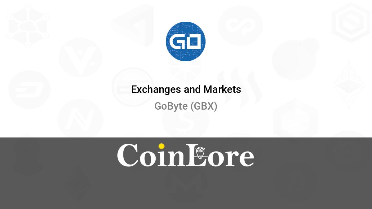 GoByte GBX Wallet for Android, iOS, Windows, Linux and MacOS | Coinomi