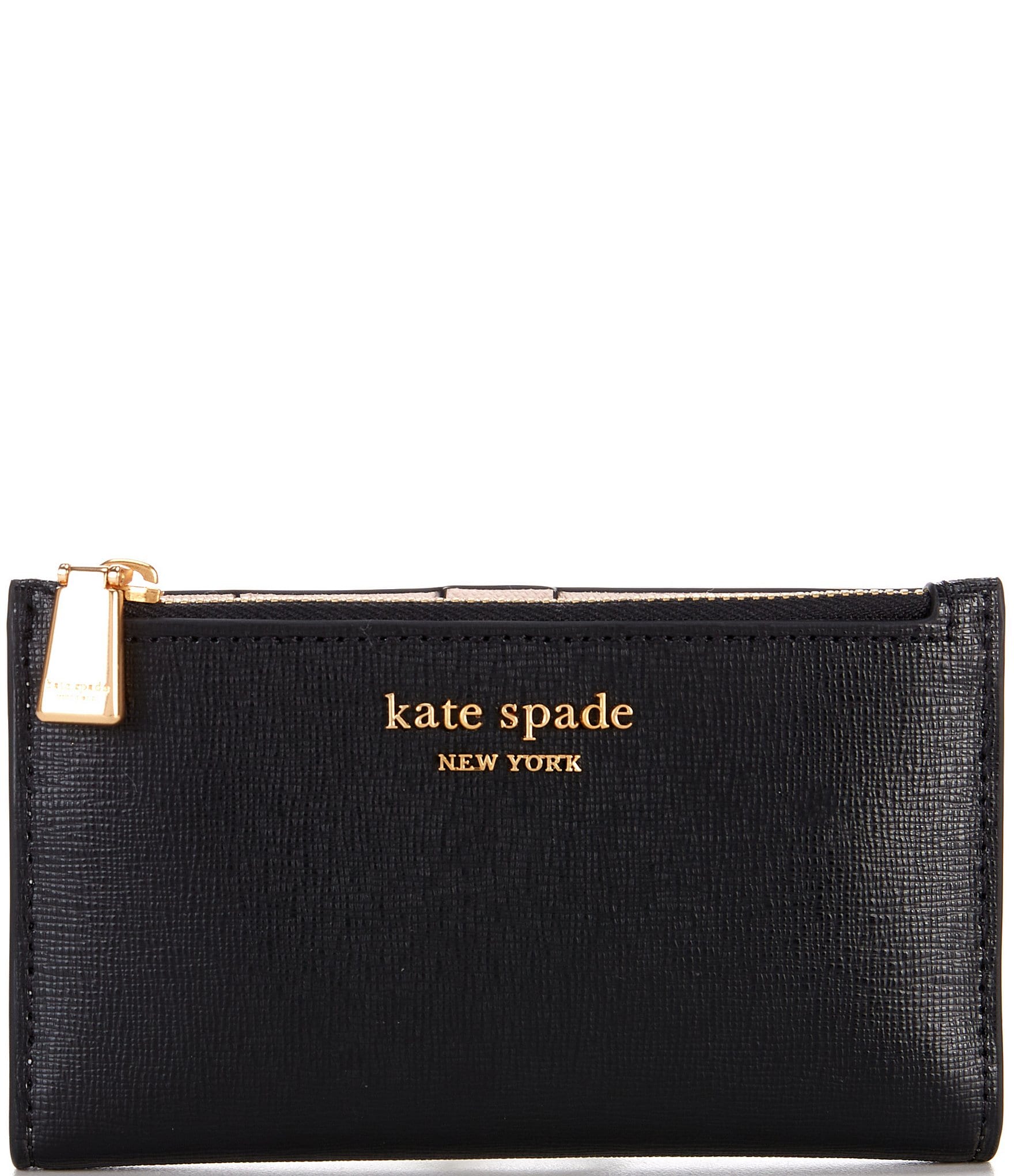 (READY STOCK IN MALAYSIA) KATE SPADE CAREY MEDIUM COMPARTMENT BIFOLD WALLET BLACK (KA) – HBOUS