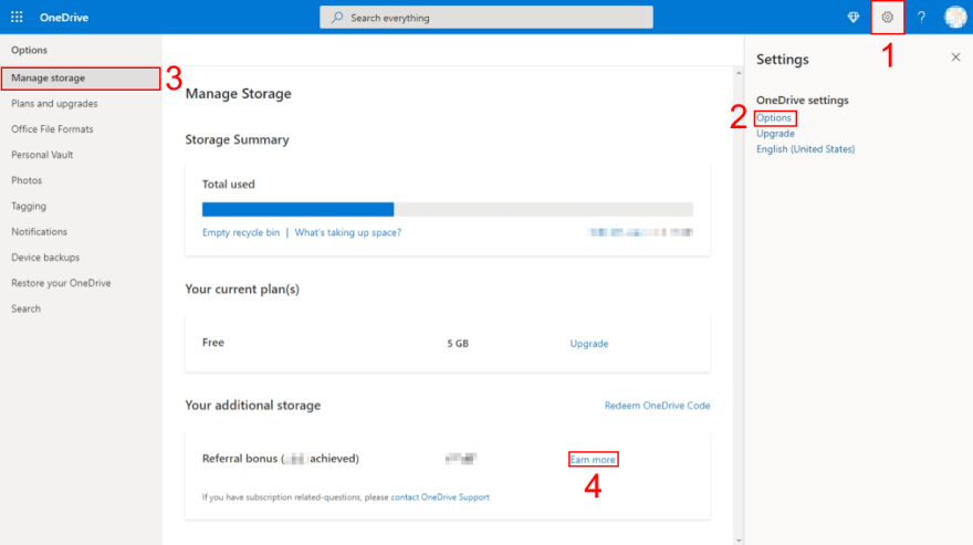 Earn more storage space on OneDrive for free - DEV Community