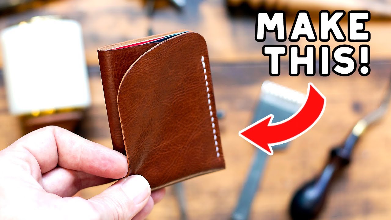 Simple Slim Leather Wallet : 8 Steps (with Pictures) - Instructables