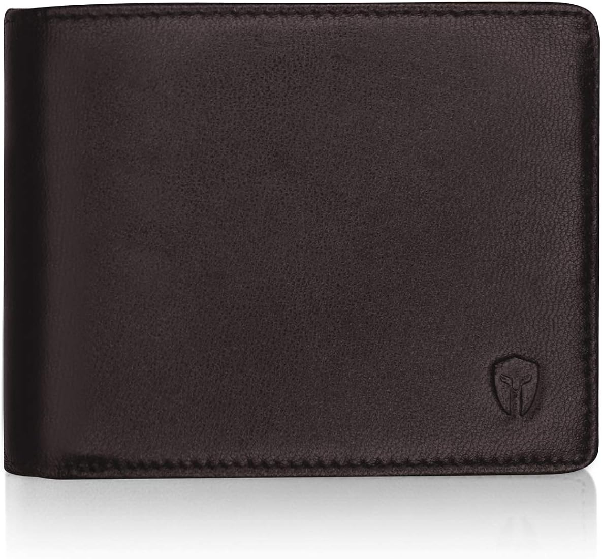 Bison Leather Bifold Wallet With ID Window • Duvall Leatherwork