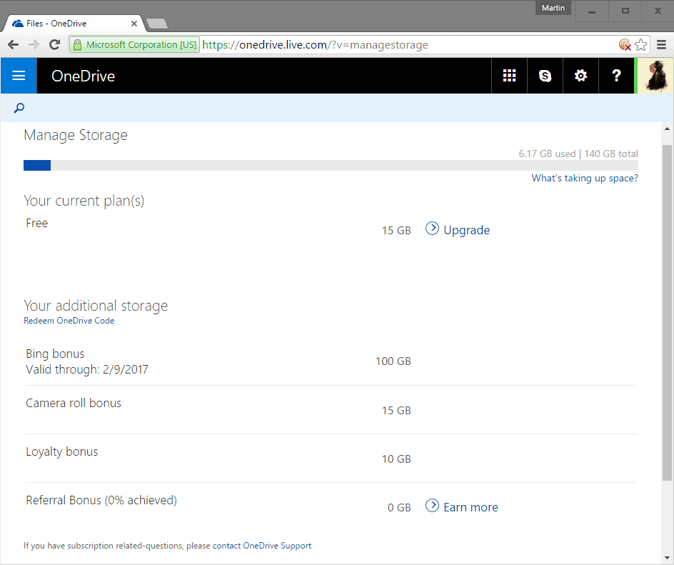 OneDrive Referral Bonus of an additional 5GB free - Microsoft Community