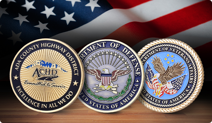 Military Challenge Coins | Various Branches & Tours | USAMM