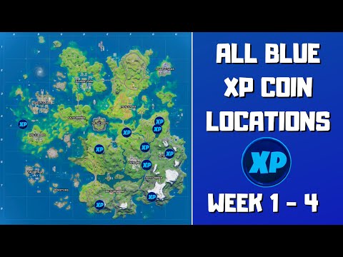 Every Week 10 XP Coin Location in Fortnite Season 4