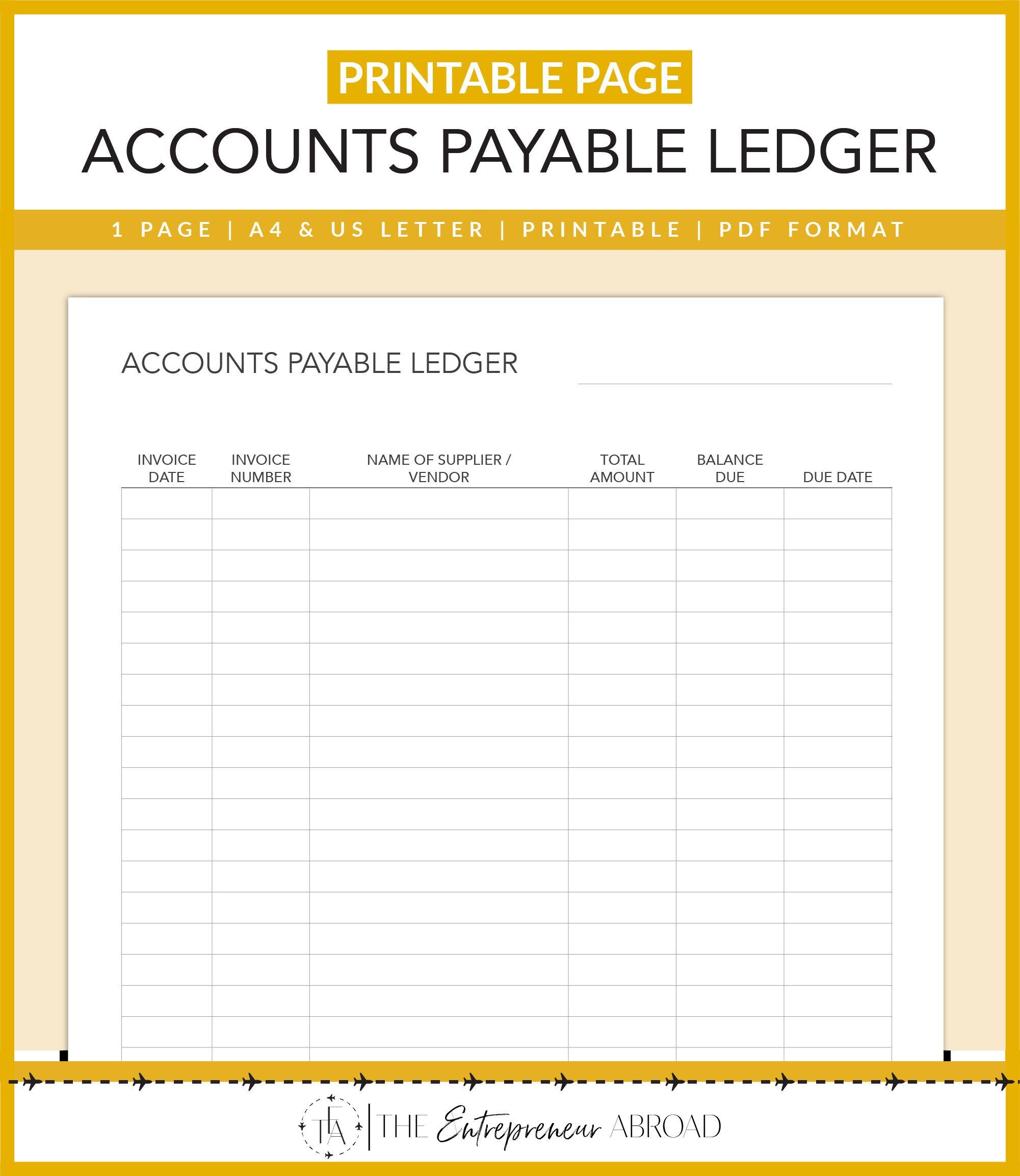 Why Does the AP Ledger Require a Subsidiary Ledger? | Small Business - cointime.fun