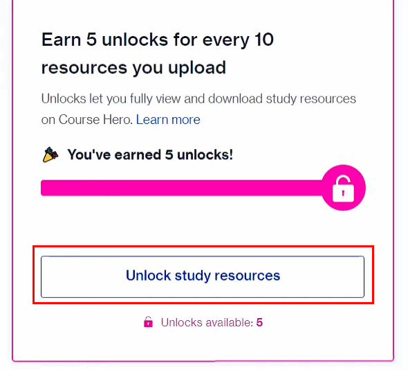 Course Hero Unlock Service - Cheap CourseHero Unlocks